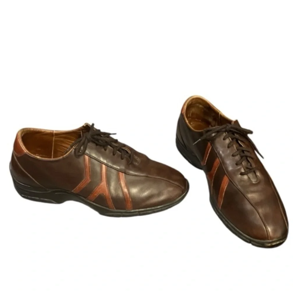 Allen Edmonds Traveler Brown Leather Lace-Up Shoes Men’s Size 8.5D